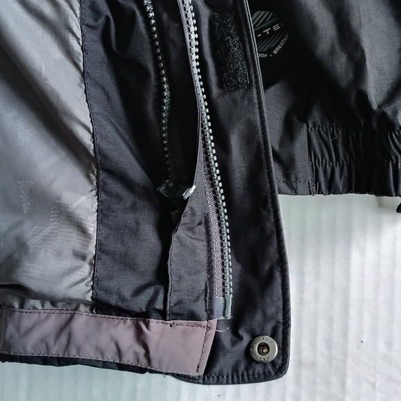 Columbia Interchange Bugaboo Omnitech Men's Jacket Large Black Gray Gorpcore - Picture 5 of 16